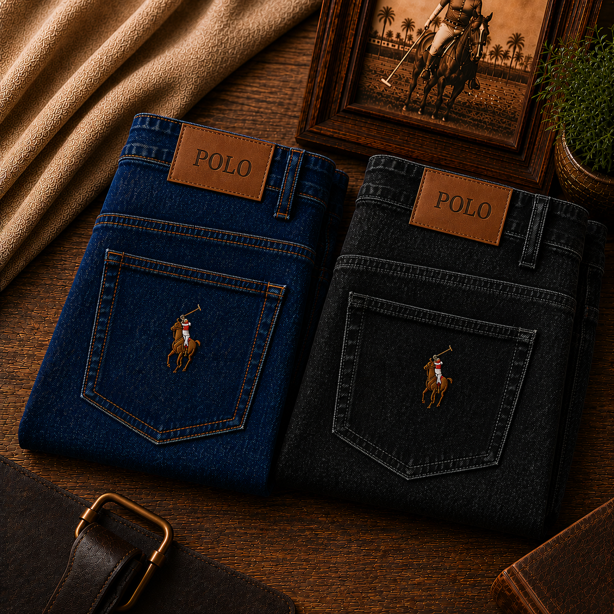 Men's RL Premium Denim Jeans (Pack of 2 )